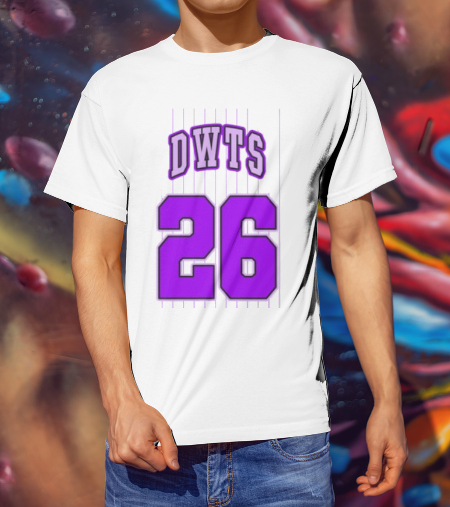 Dancing With The Stars DWTS Glitter Games 26 Jersey T-Shirt