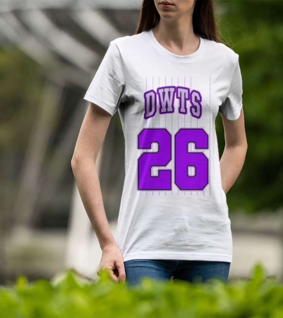 Dancing With The Stars DWTS Glitter Games 26 Jersey T-Shirt