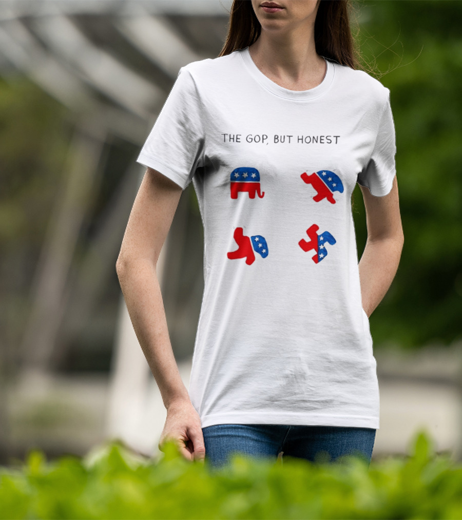The GOP But Honest Republican Elephant Evolution T-Shirt