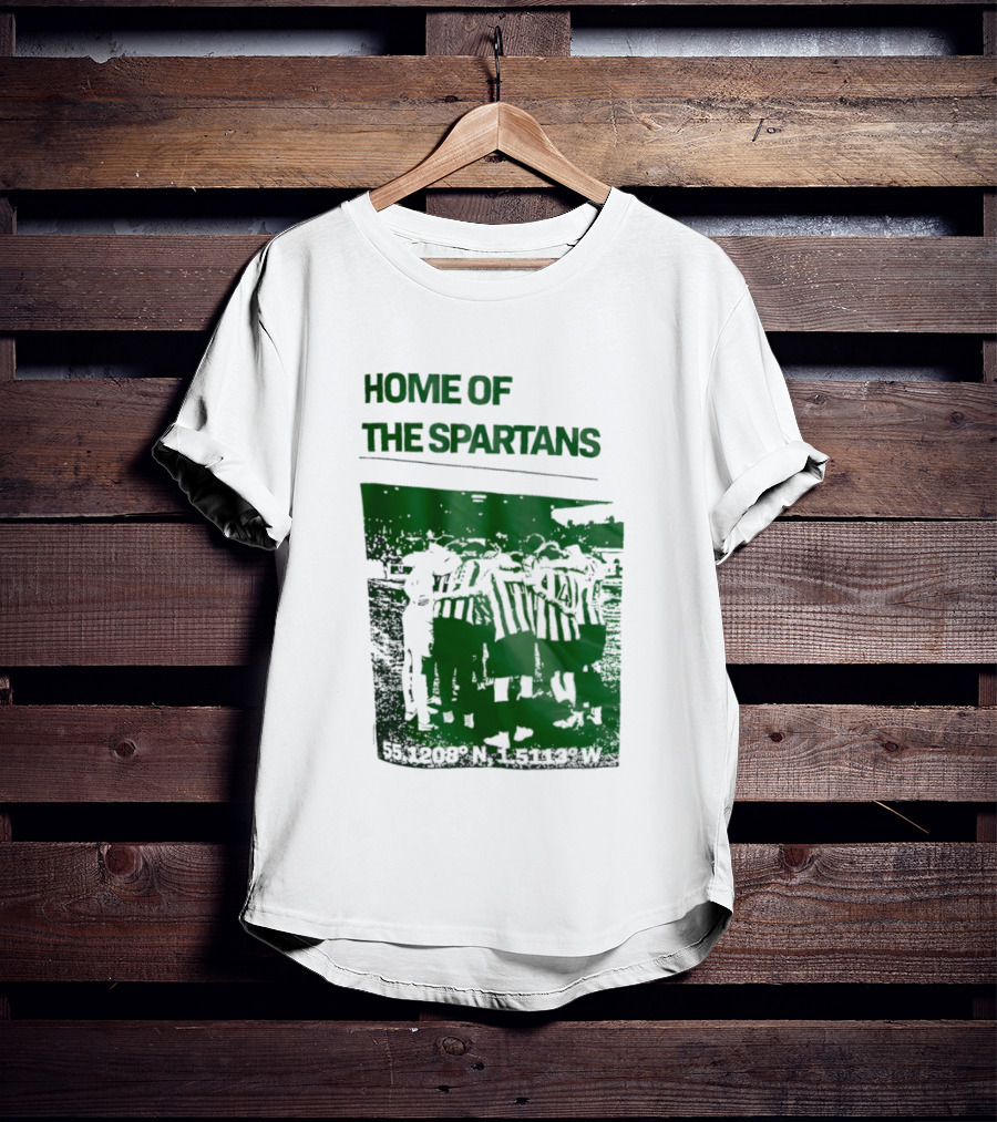 Home Of The Spartans 55.1208° N 15113° W T-Shirt