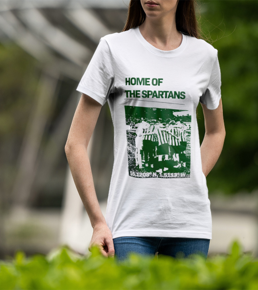 Home Of The Spartans 55.1208° N 15113° W T-Shirt