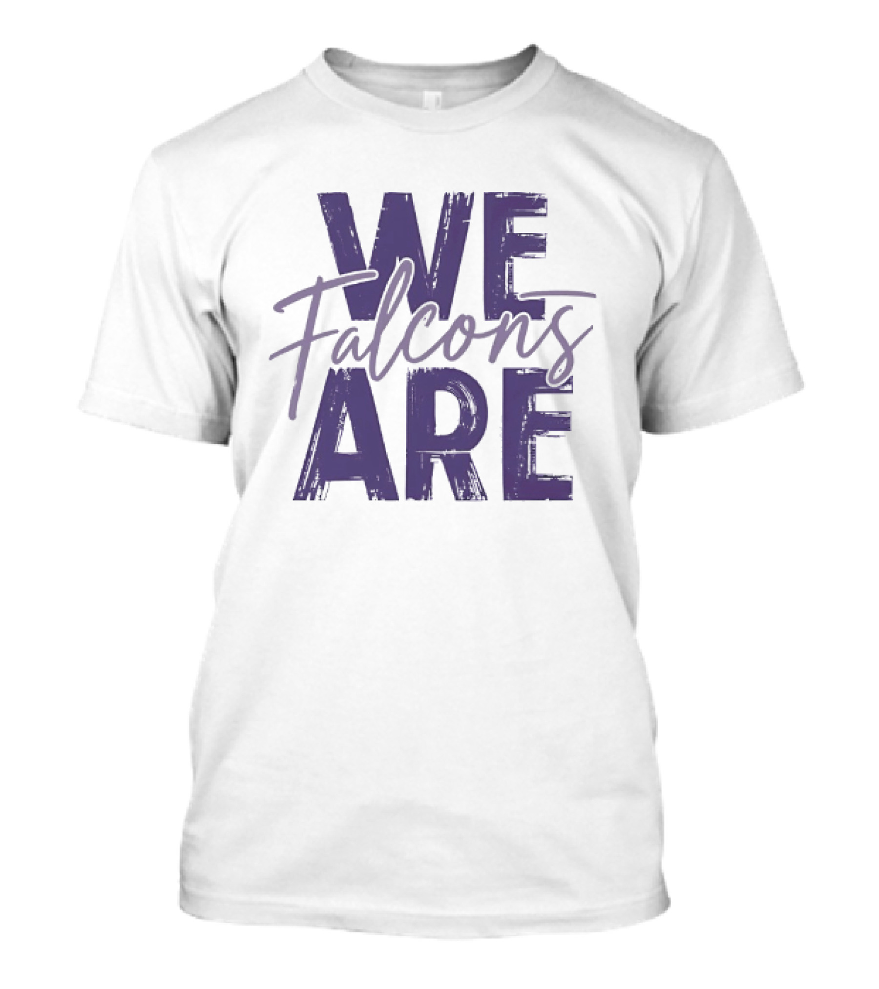 We Are Falcons Team Spirit Football T-Shirt