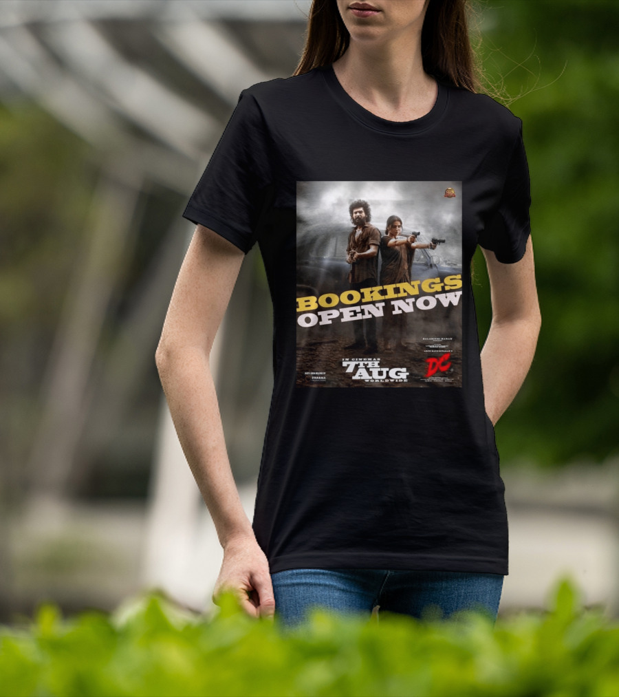 Bookings Open Now For DC In Cinema 7th Aug Worldwide T-Shirt