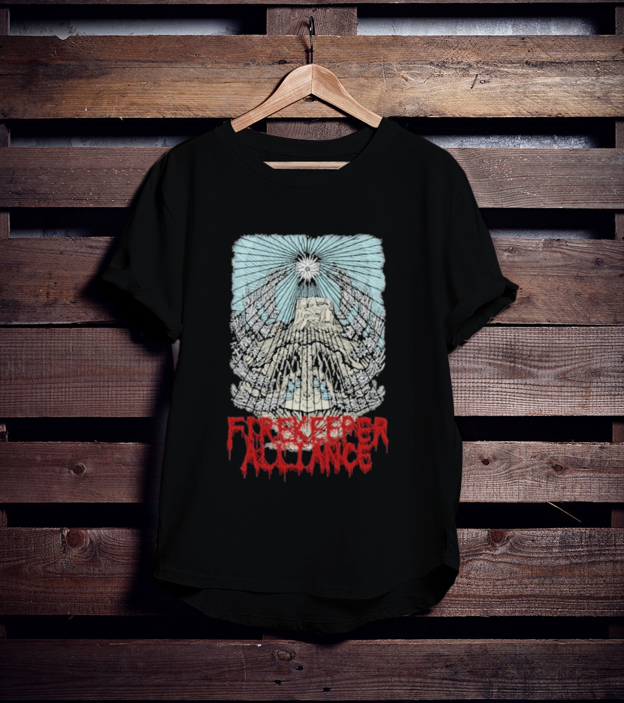 Fire Keeper Alliance Chief Mountain Thomas Hooper T-Shirt