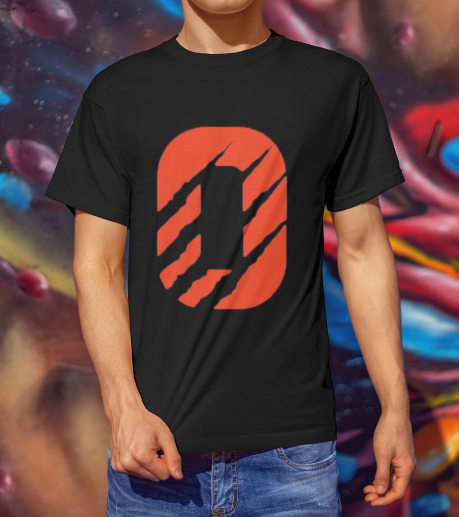Cincinnati Bengals Clawed Stripes T-Shirt