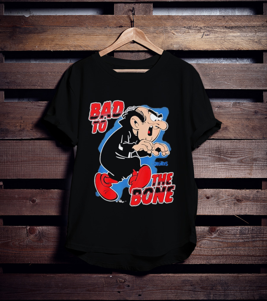 Gargamel Bad To The Bone Smurfs Cartoon Villain T-Shirt