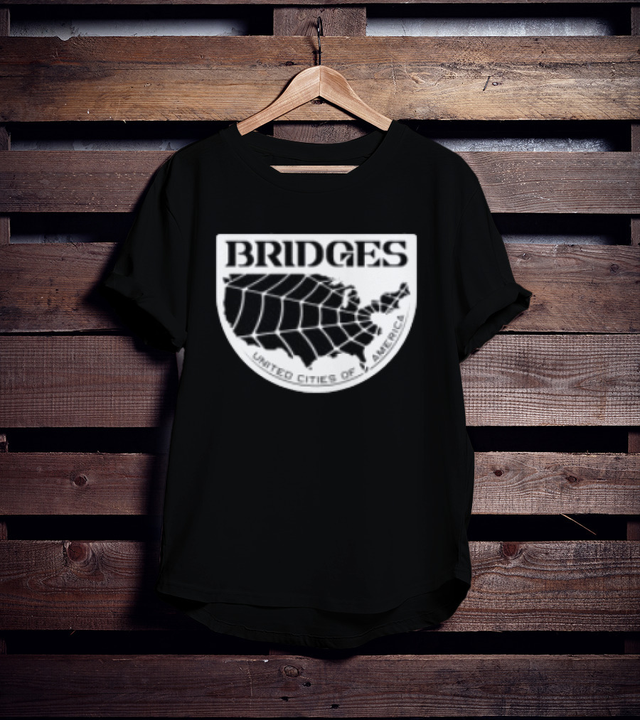 Brain Dead X Death Stranding Bridges United Cities Of America T-Shirt