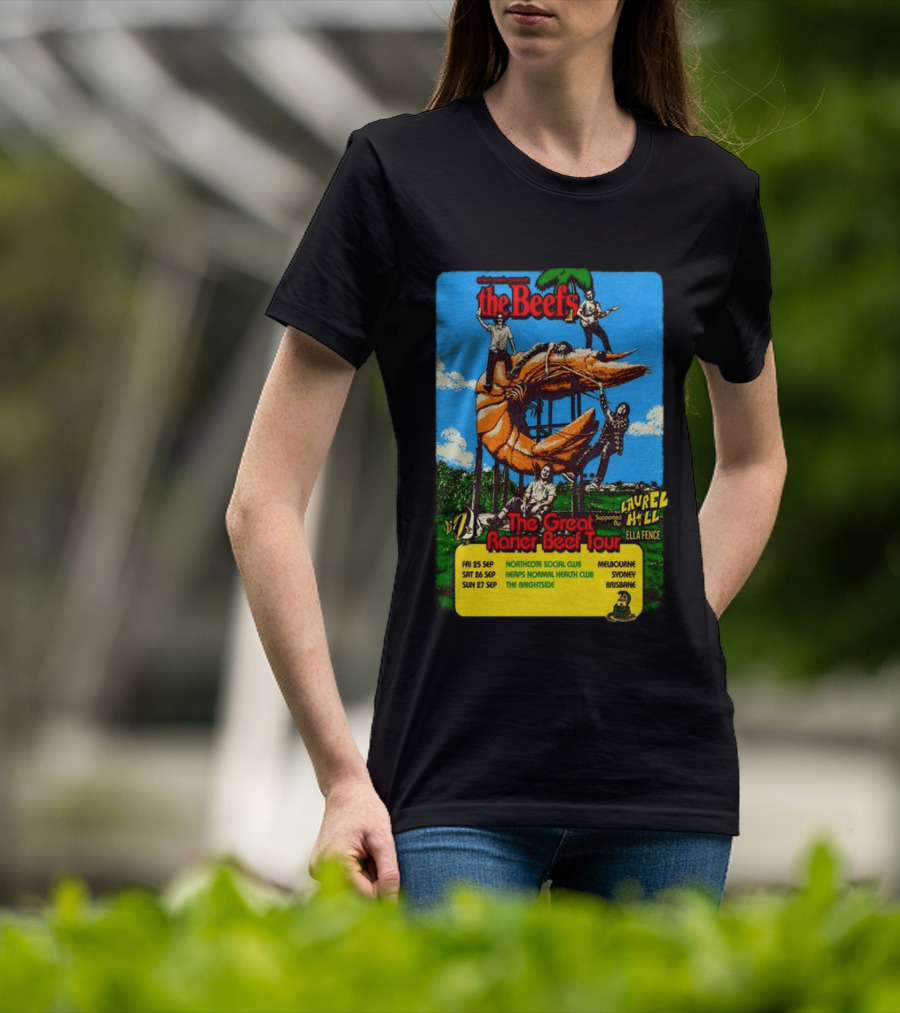 The Beefs 2026 The Great Rarier Beef Tour Melbourne Sydney Brisbane T-Shirt
