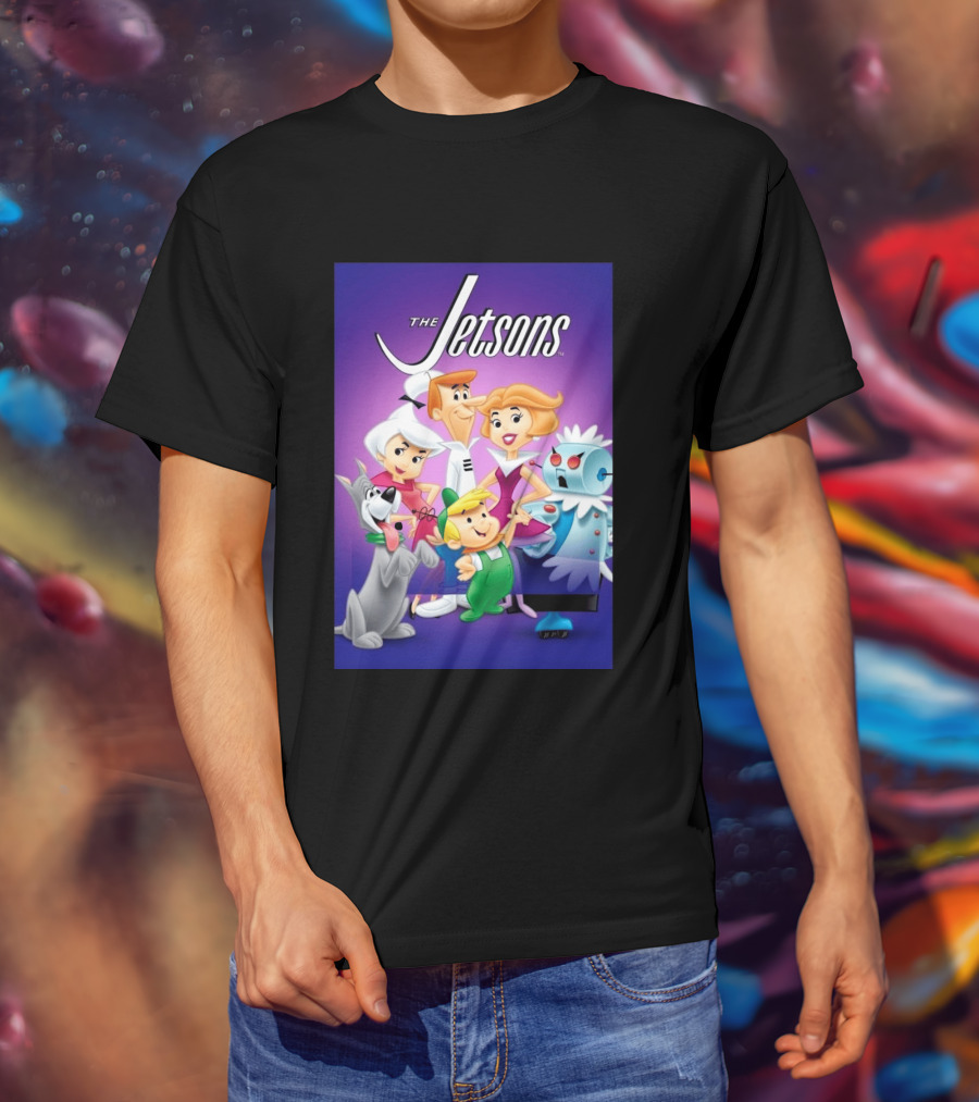 The Jetsons Family 2062 Animation Characters T-Shirt