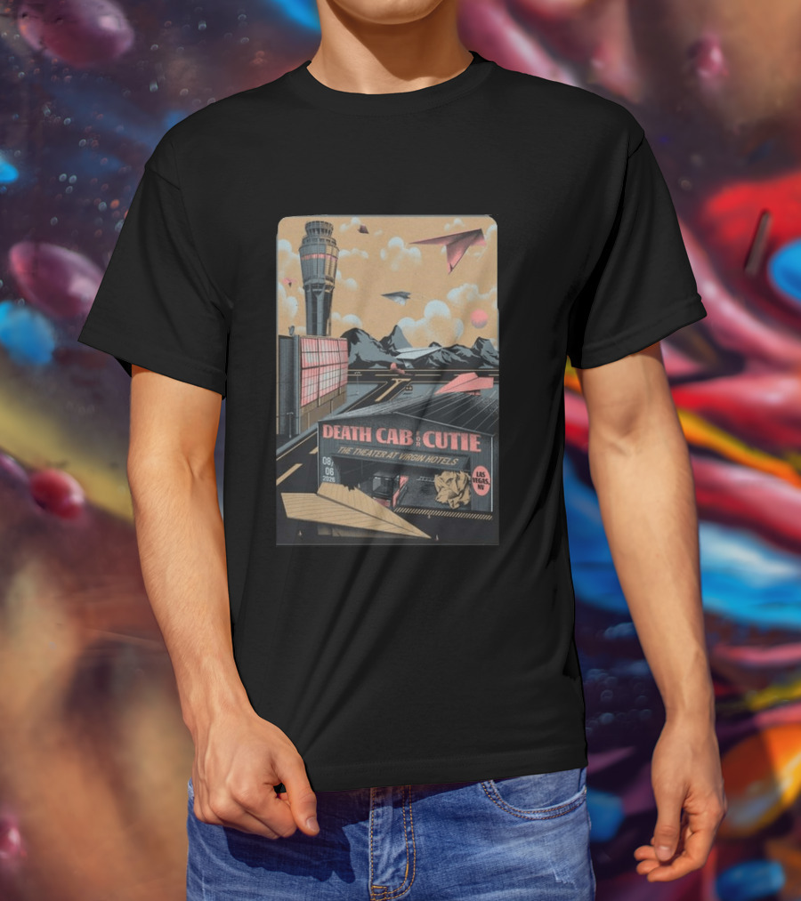 Death Cab For Cutie The Theater At Virgin Hotels Las Vegas NV August 6 2026 T-Shirt