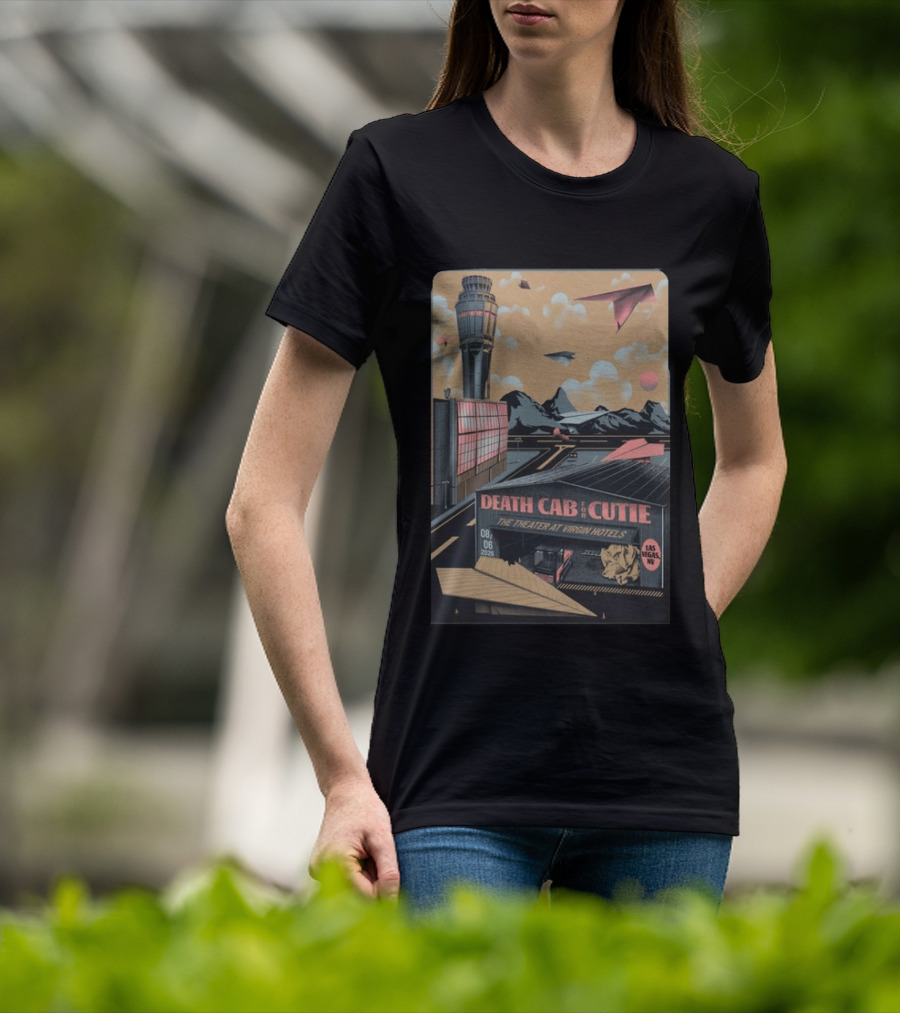 Death Cab For Cutie The Theater At Virgin Hotels Las Vegas NV August 6 2026 T-Shirt
