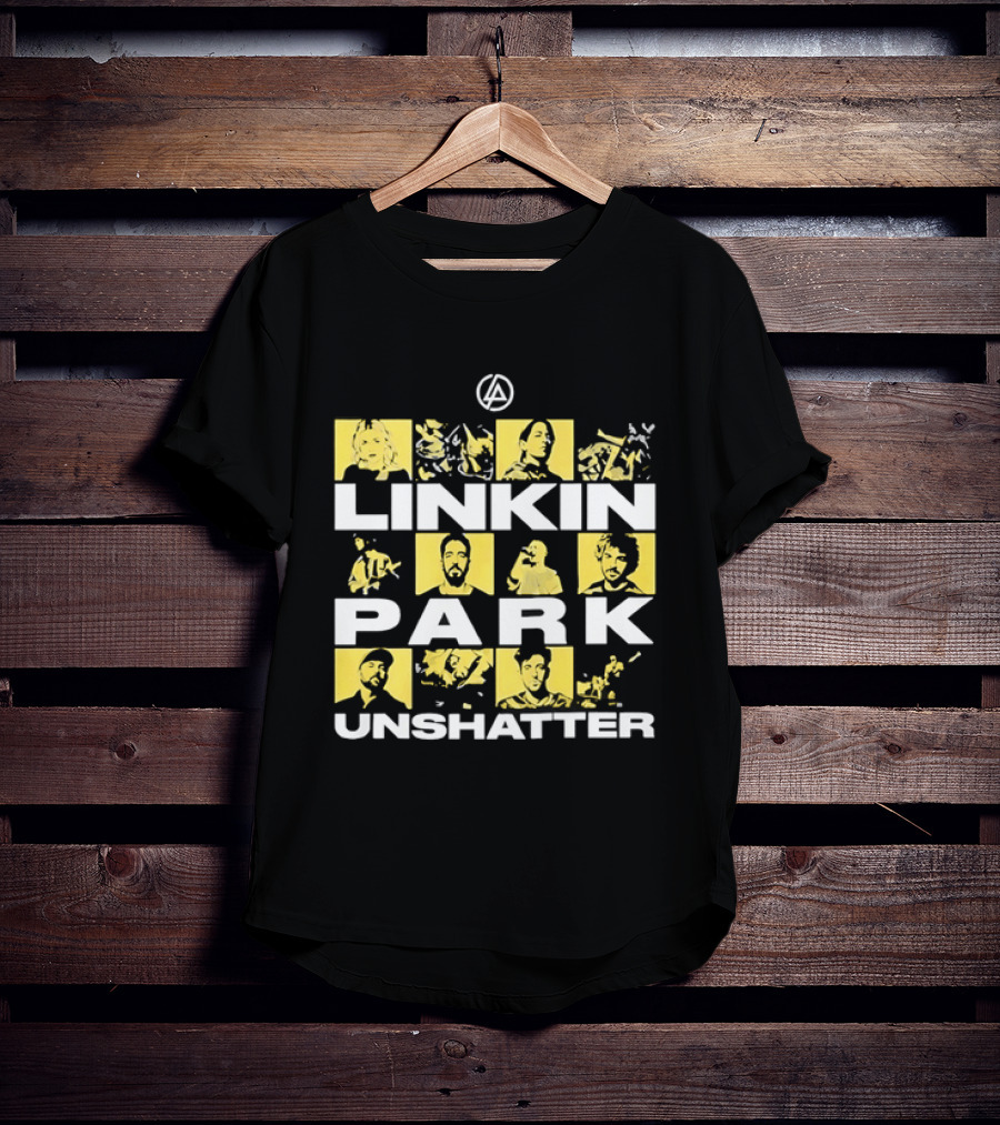 Linkin Park Unshatter Band Members Alternative Rock Compilation T-Shirt