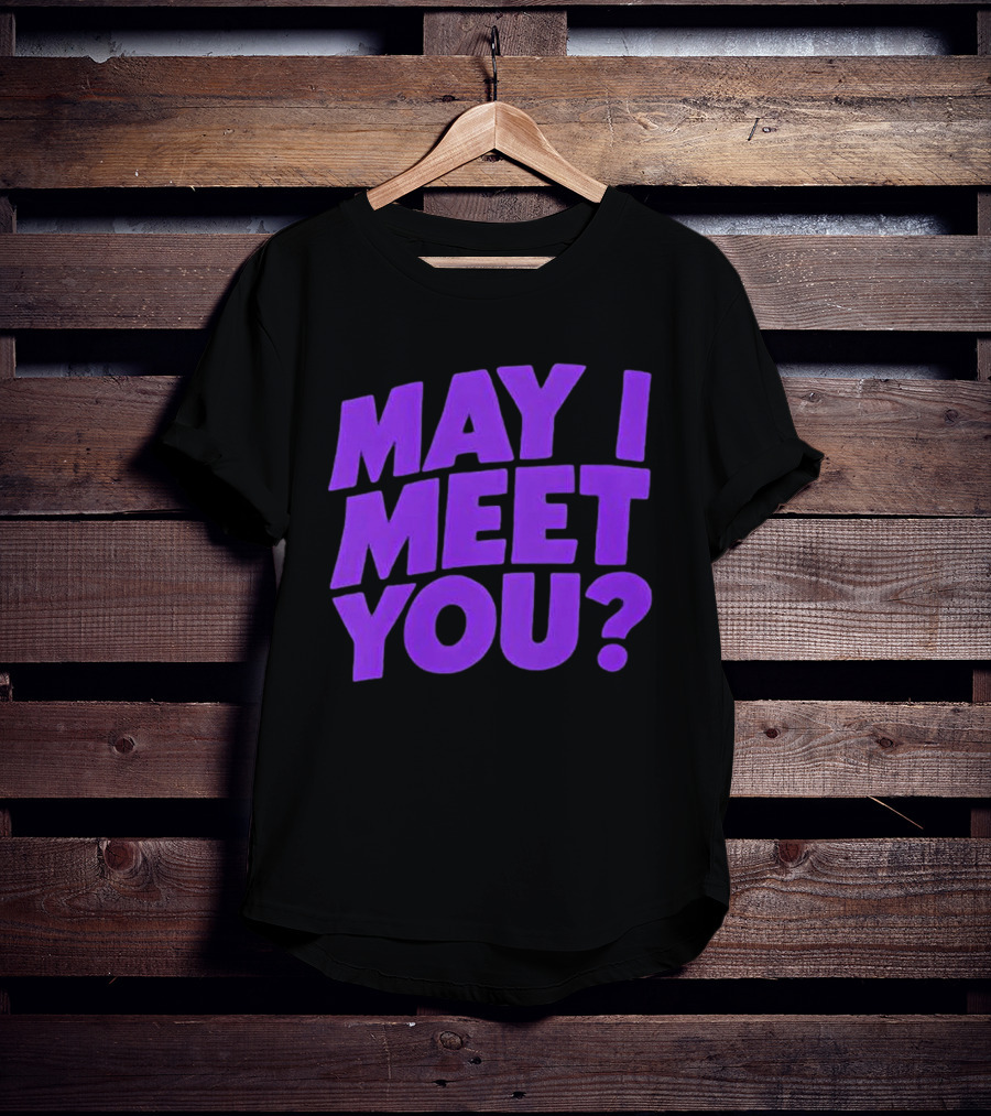 May I Meet You Question T-Shirt