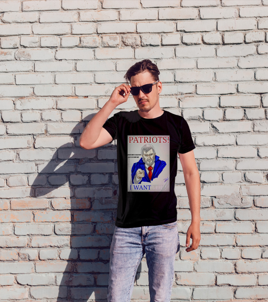 Patriots Solidus Snake Is Calling You Enlist In The Army Now I Want You T-Shirt