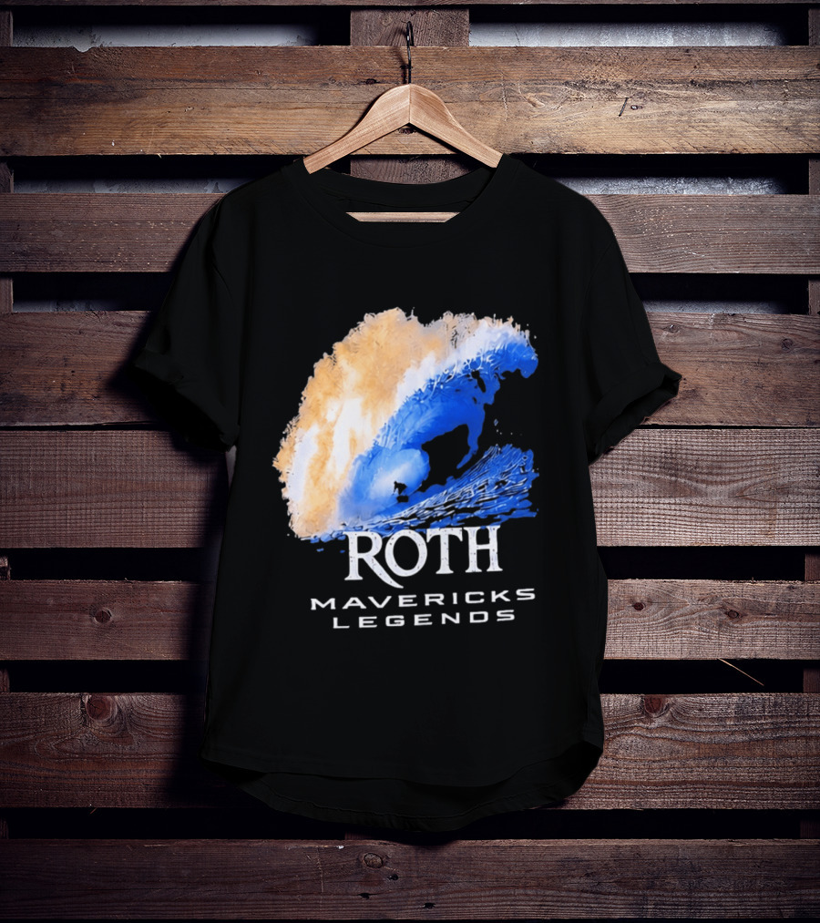 Roth Mavericks Legends Surfing Big Wave Iconography T-Shirt