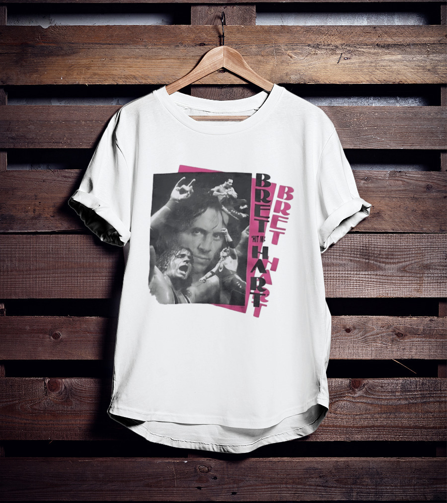 Bret Hit Man Hart WWF Wrestling Legend T-Shirt