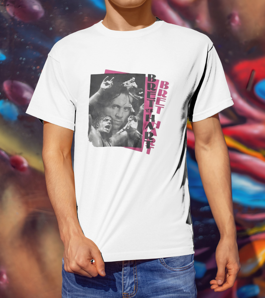 Bret Hit Man Hart WWF Wrestling Legend T-Shirt