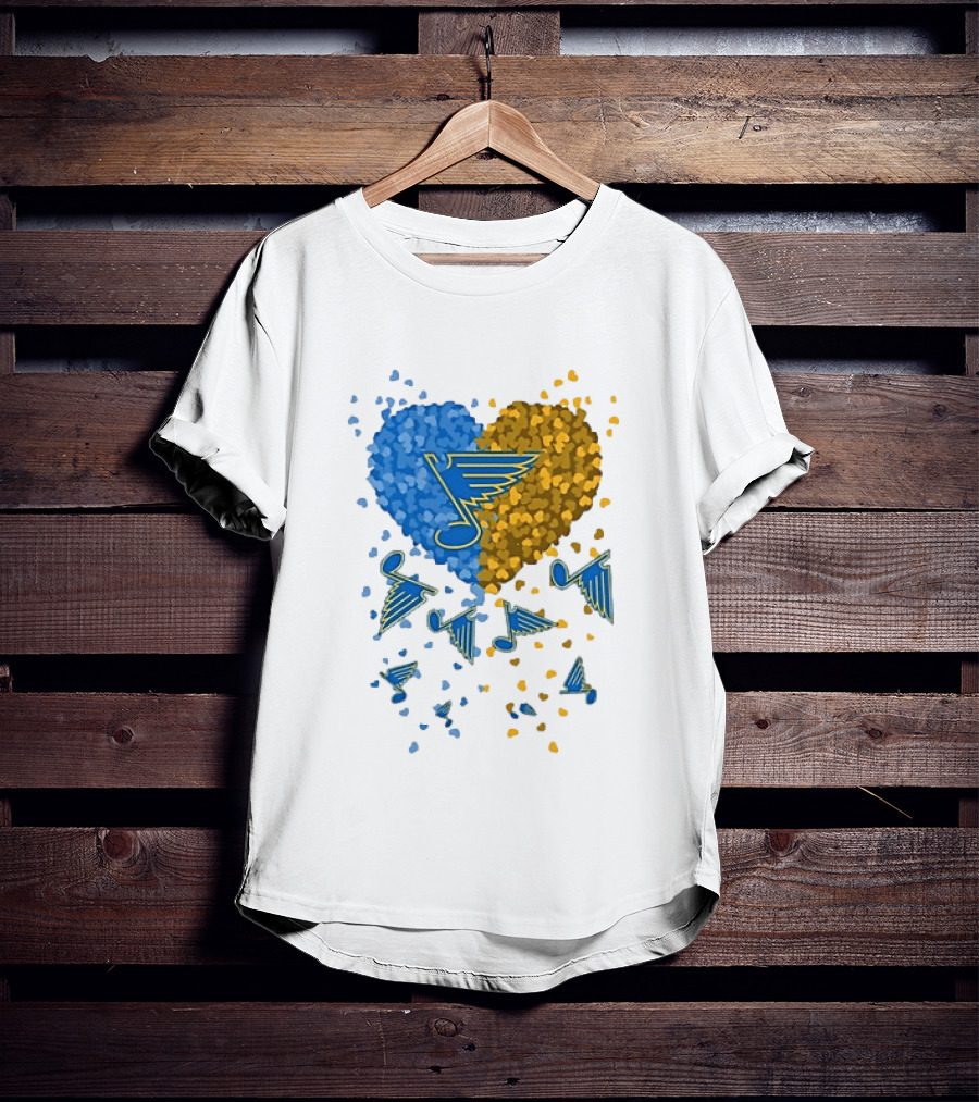 Classic St Louis Blues Heart NHL Hockey 2026 T-Shirt