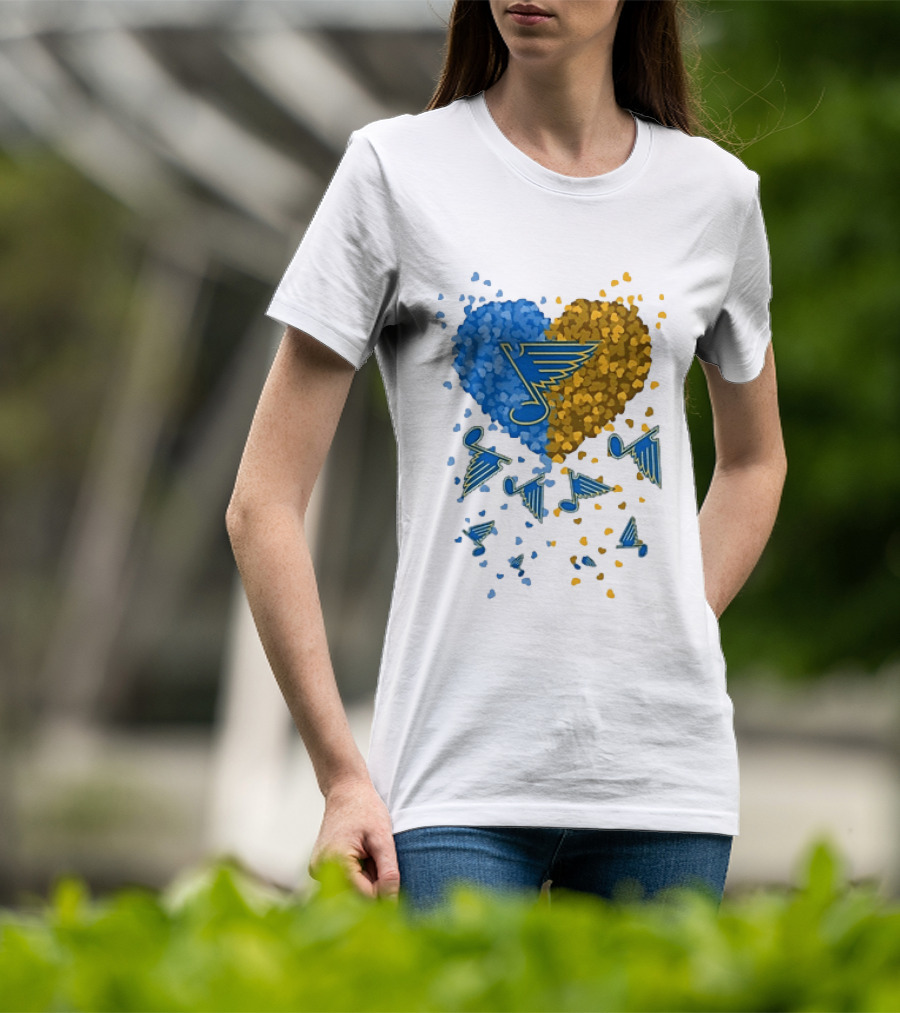 Classic St Louis Blues Heart NHL Hockey 2026 T-Shirt