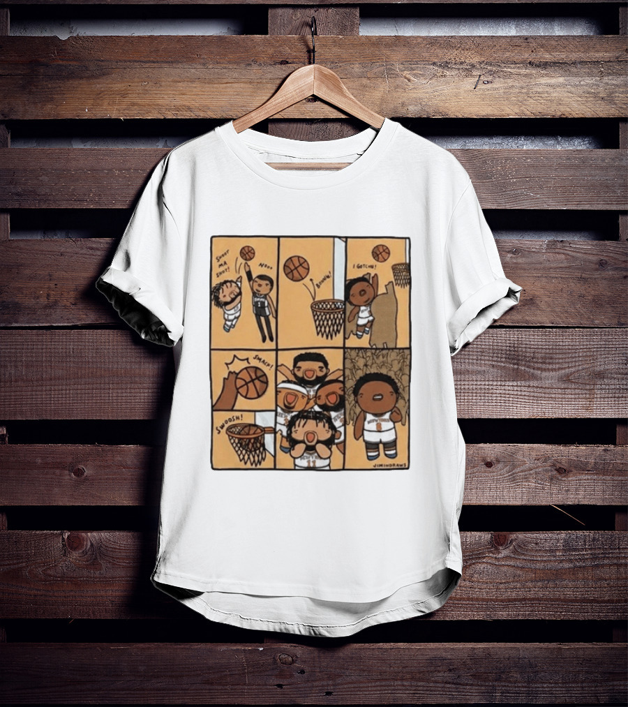 Karl Anthony Towns Jimindraws Knicks Shoot My Shot Basketball Comic T-Shirt
