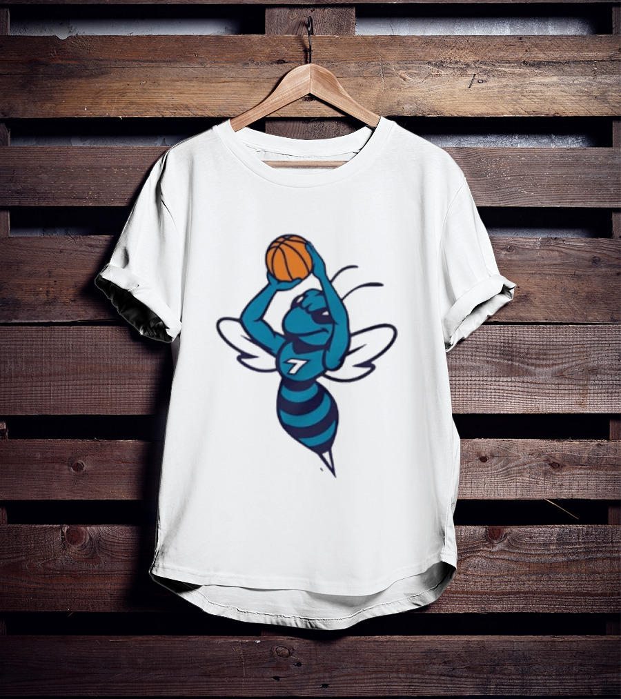 Original Charlotte Hornets Basketball Hornet Shooter T-Shirt
