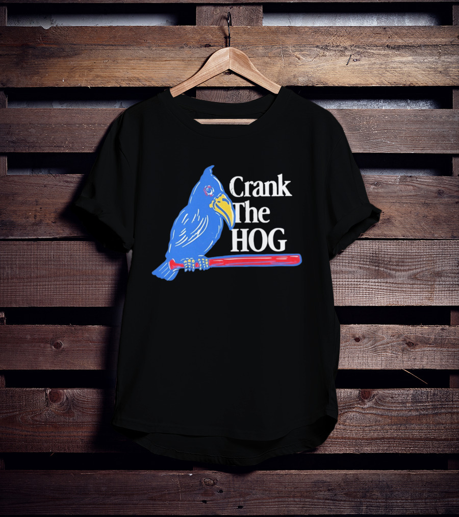 Crank The Hog Villanova Wildcats Basketball Jay Wright NCAA Sports T-Shirt