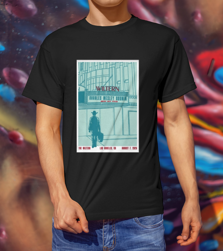Charles Wesley Godwin Live At The Wiltern With Lilly Hiatt August 7 2026 Los Angeles CA T-Shirt