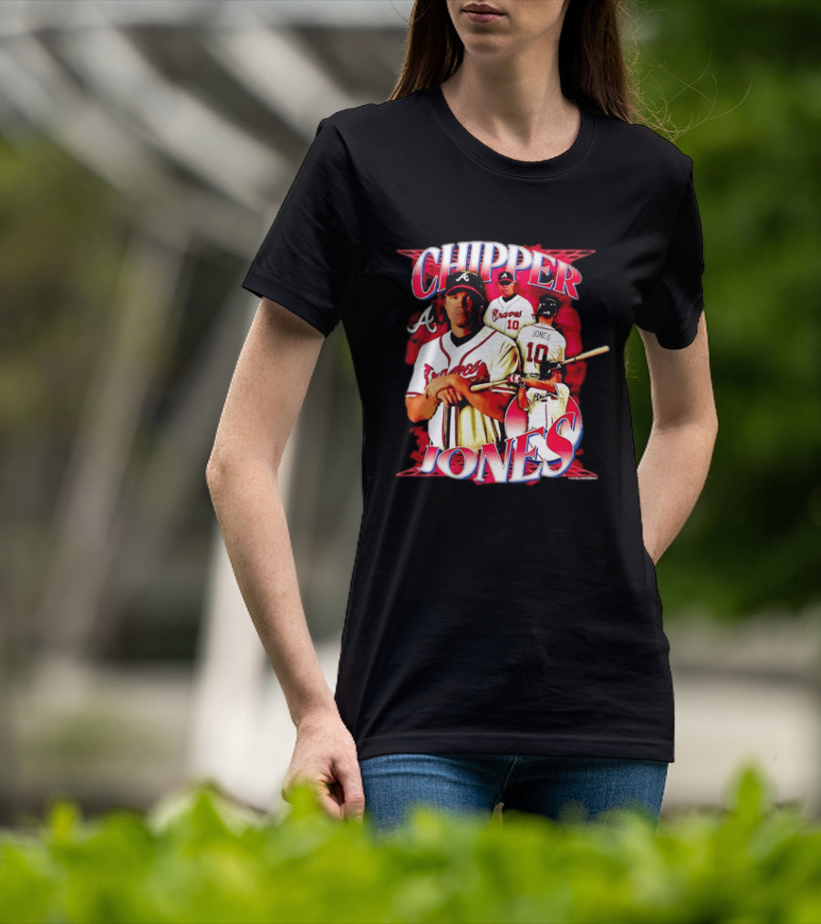Chipper Jones Atlanta Braves Number 10 MLB Legend T-Shirt
