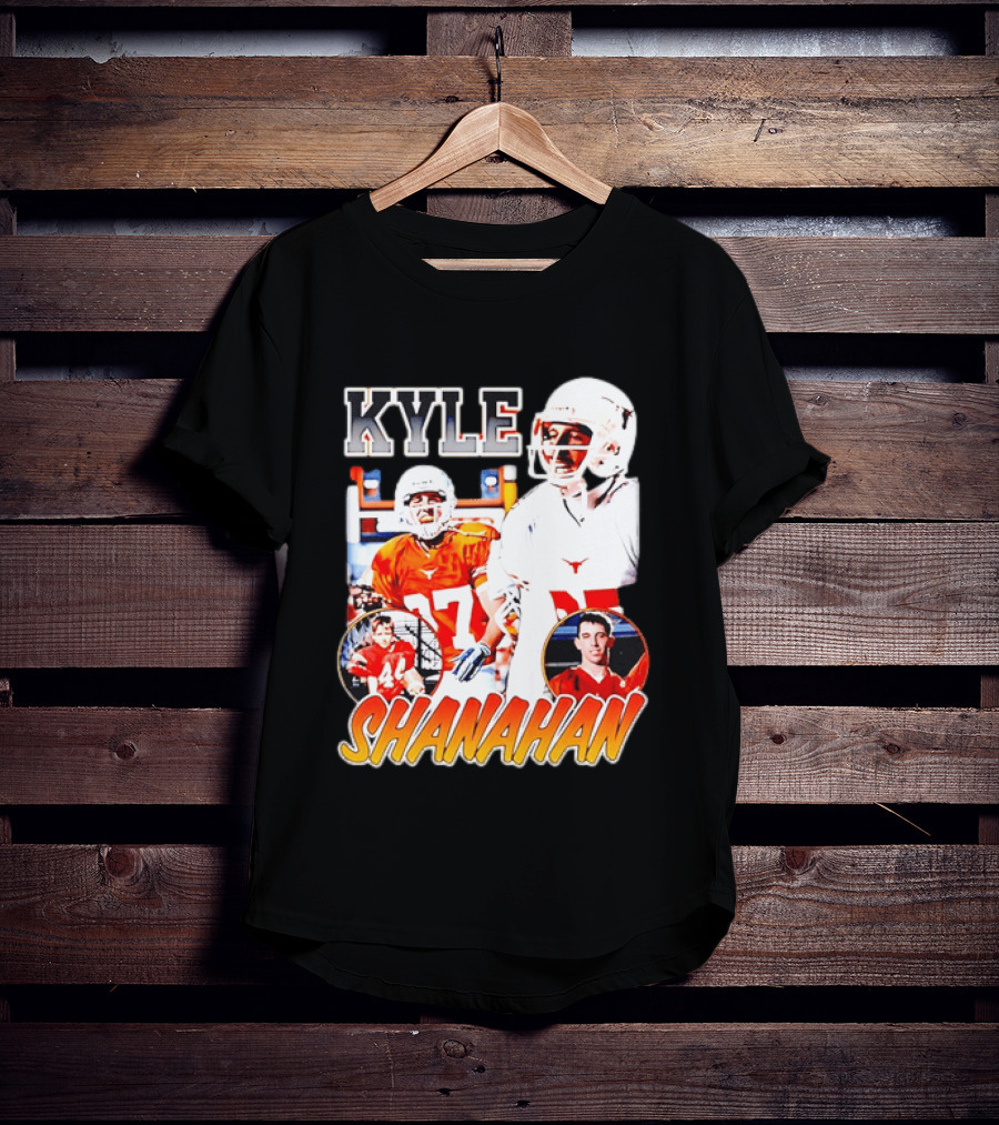Kyle Shanahan Texas Longhorns Football Legend Player Number 17 T-Shirt