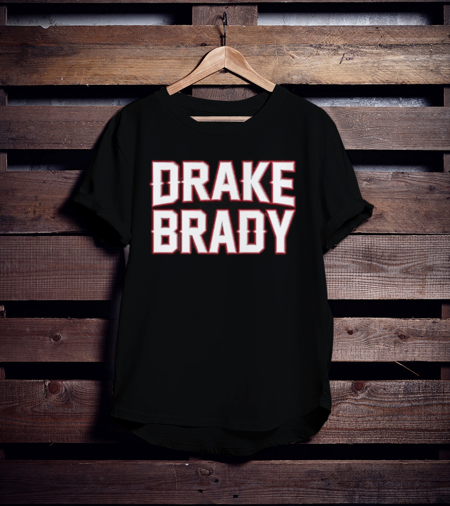 Drake Brady Bold Lettering Sports Fusion T-Shirt
