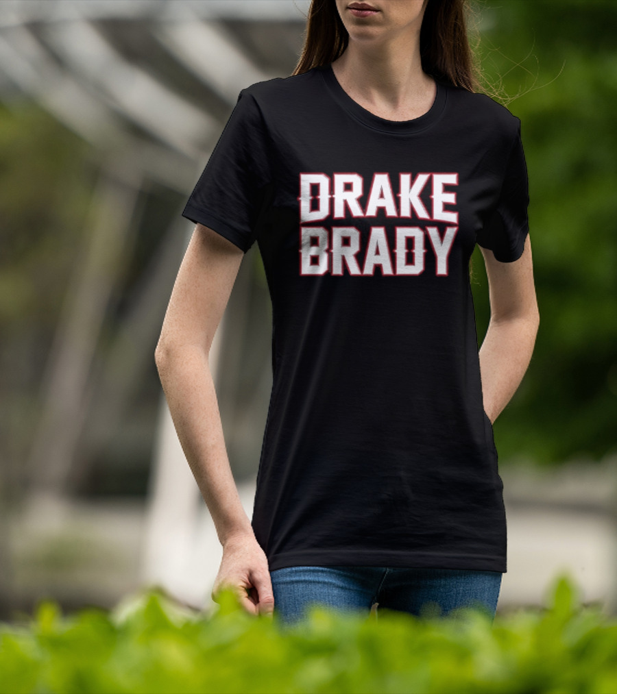 Drake Brady Bold Lettering Sports Fusion T-Shirt