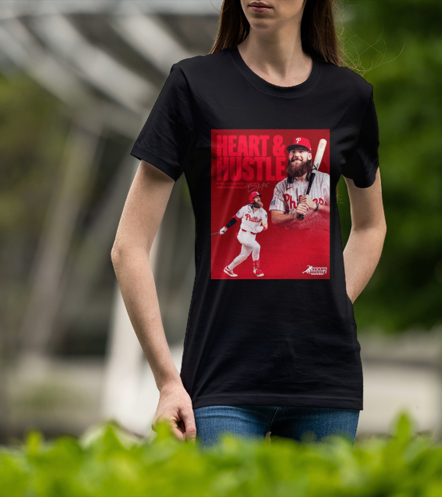 Philadelphia Phillies Heart & Hustle Award Winner Brandon Marsh T-Shirt