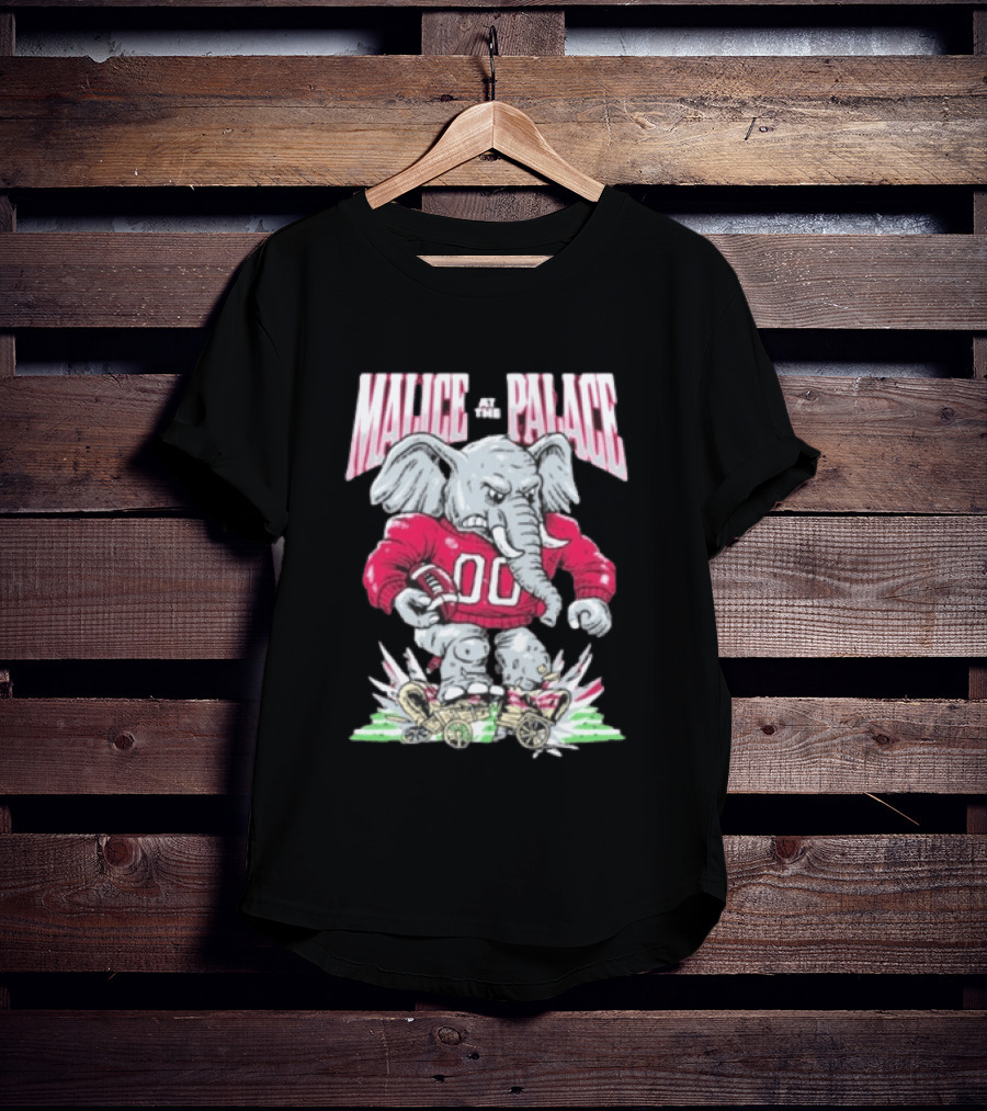 Alabama Crimson Tide Malice At The Palace Elephant 00 Beat Ou T-Shirt