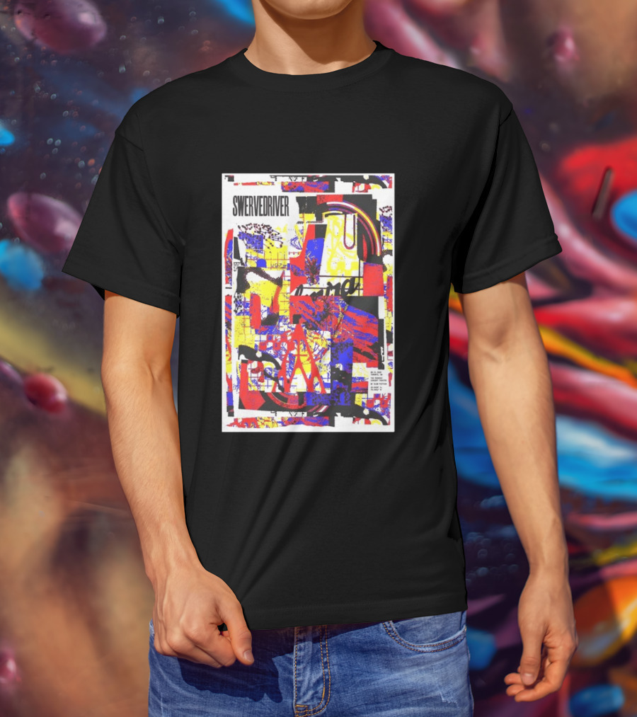 Swervedriver Phoenix Concert Theatre Toronto ON Aug 21 2026 Vibrant Abstract Collage T-Shirt