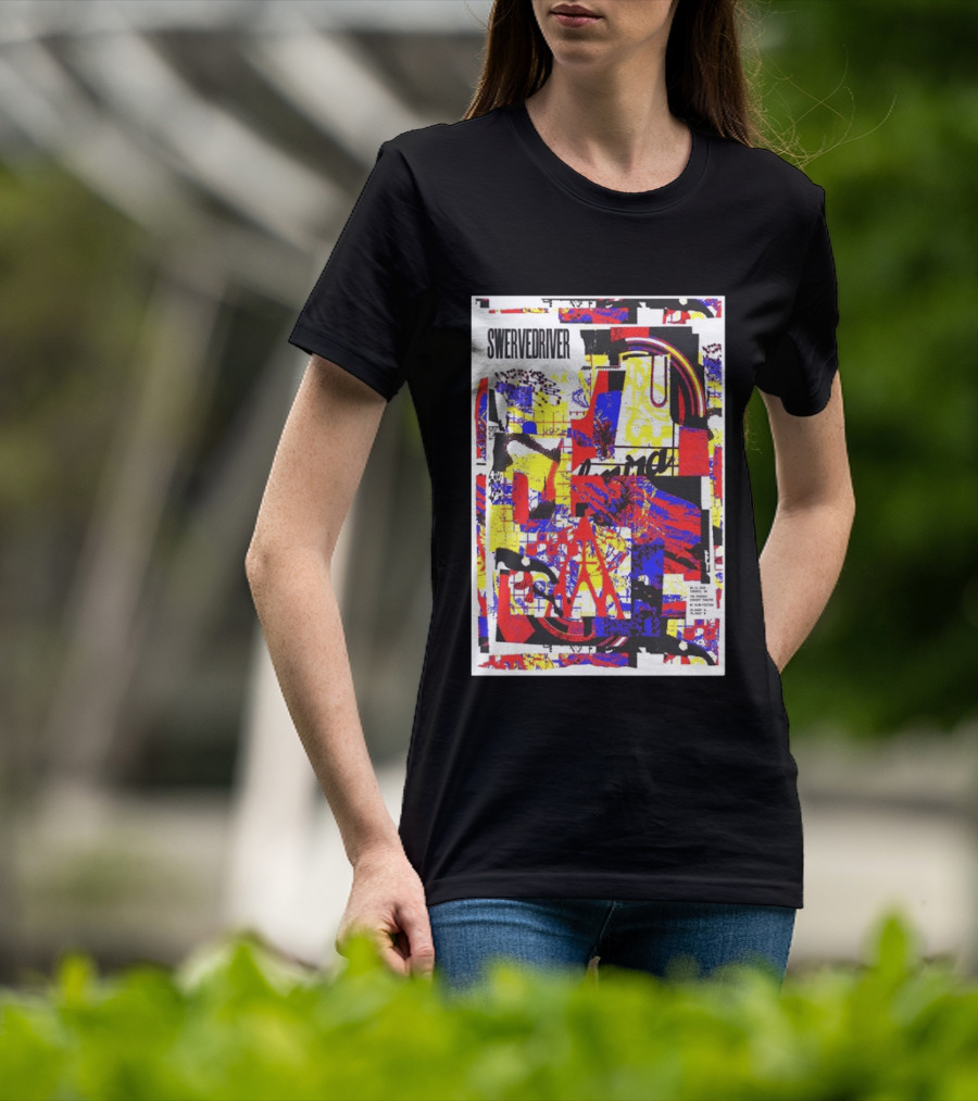Swervedriver Phoenix Concert Theatre Toronto ON Aug 21 2026 Vibrant Abstract Collage T-Shirt