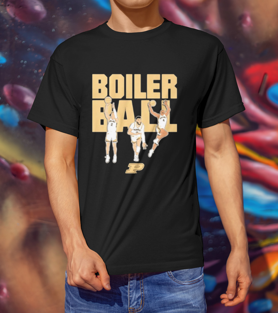 Braden Smith Fletcher Loyer Trey Kaufman Renn Purdue Basketball Boiler Ball T-Shirt