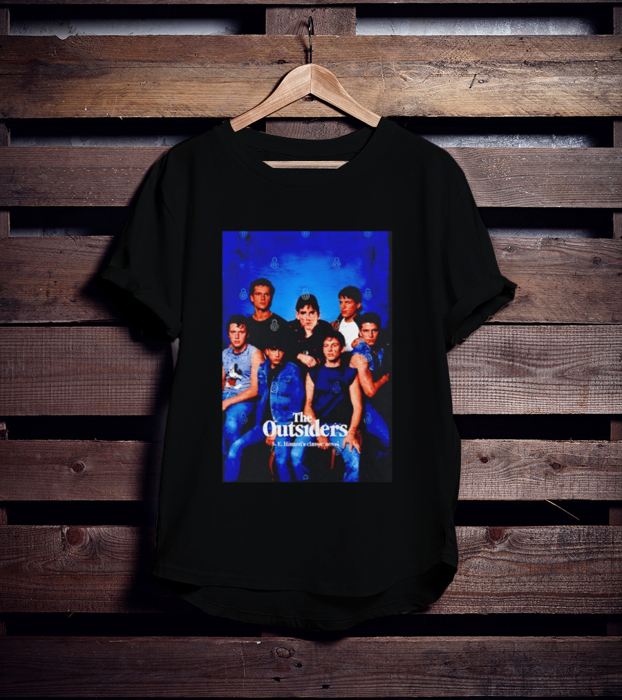 The Outsiders S E Hinton's Classic Novel Cover Group T-Shirt
