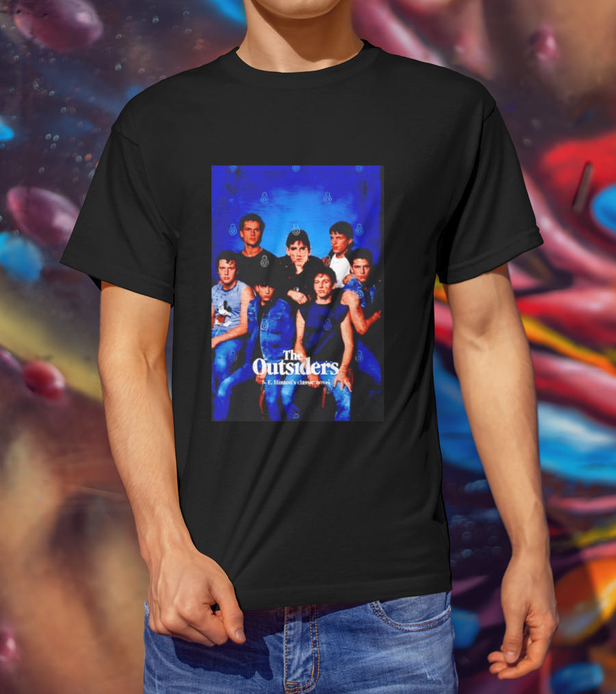The Outsiders S E Hinton's Classic Novel Cover Group T-Shirt