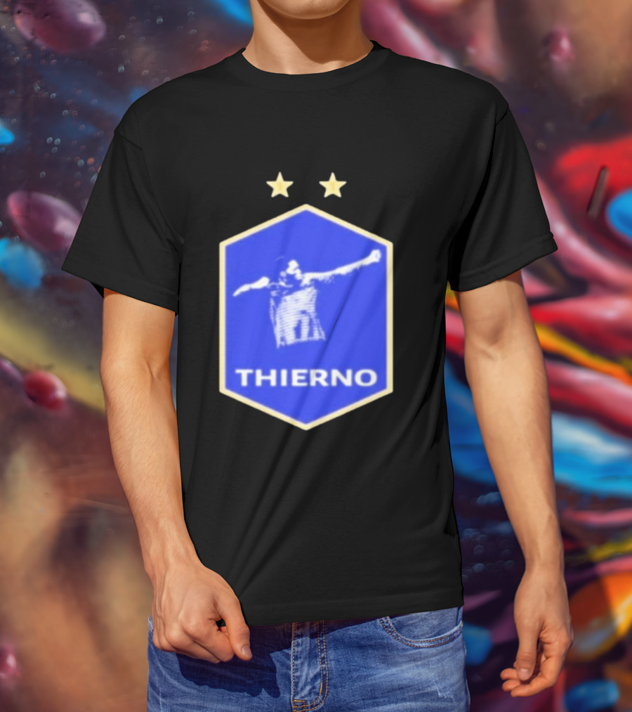 Thierno Barry Everton FC Two Stars Blue Crest T-Shirt