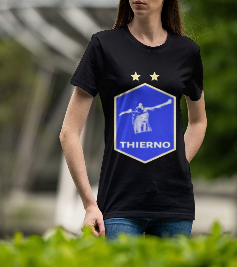 Thierno Barry Everton FC Two Stars Blue Crest T-Shirt