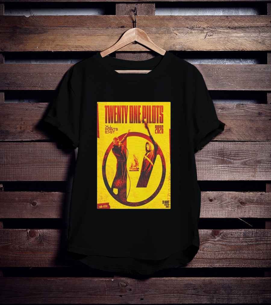 Twenty One Pilots All Points East 2026 Victoria Park London August 30 Tour T-Shirt