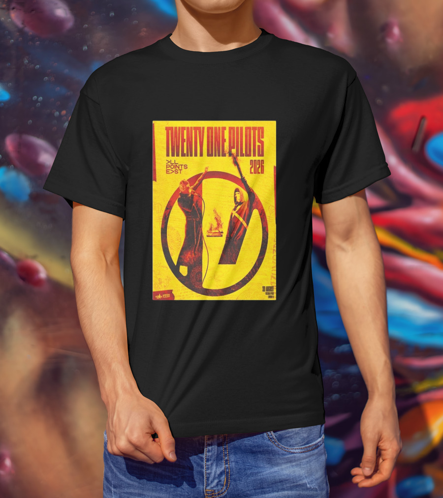 Twenty One Pilots All Points East 2026 Victoria Park London August 30 Tour T-Shirt