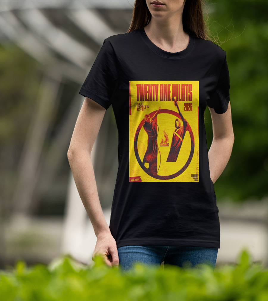 Twenty One Pilots All Points East 2026 Victoria Park London August 30 Tour T-Shirt
