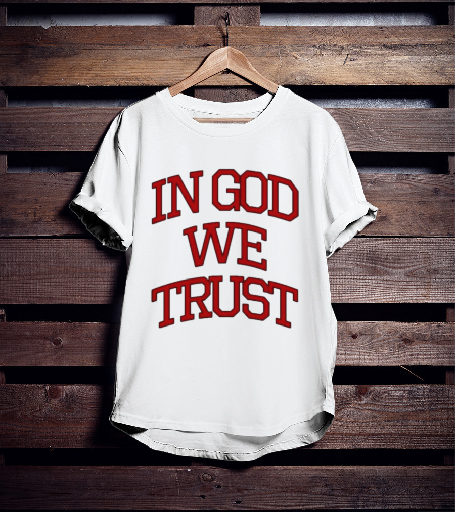 In God We Trust Bold Red T-Shirt