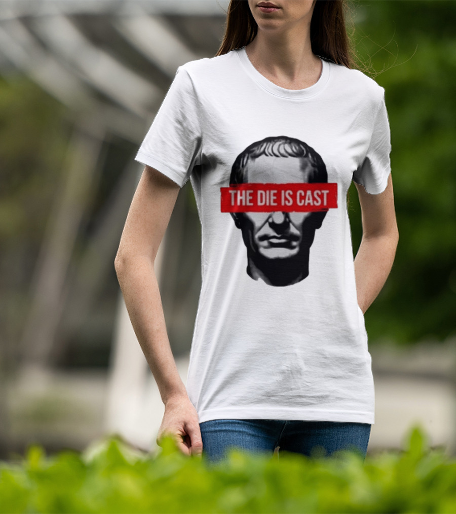 Julius Caesar The Die Is Cast Roman Historical Bust T-Shirt