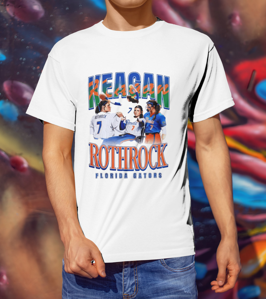 Keagan Rothrock Florida Gators Rothrock 7 Baseball Softball Athlete T-Shirt