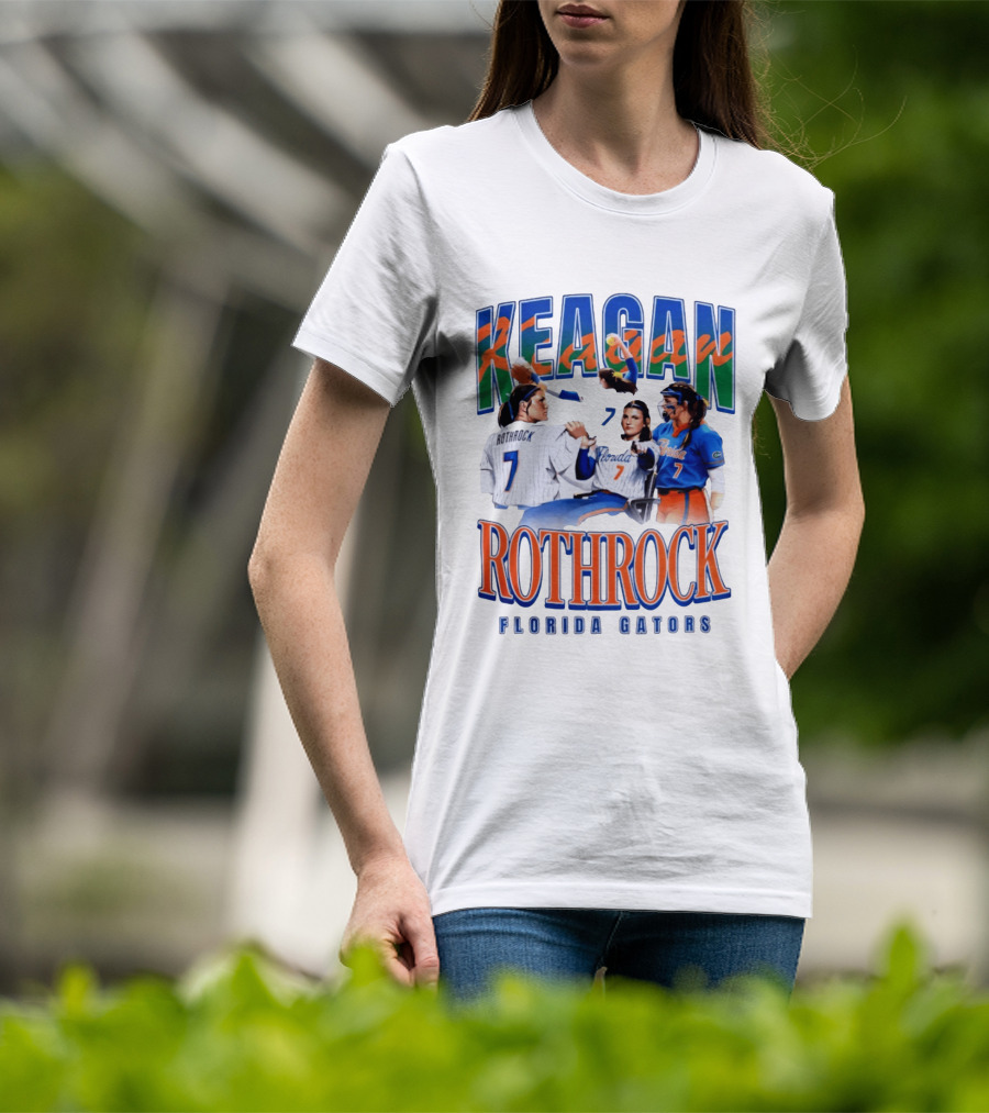 Keagan Rothrock Florida Gators Rothrock 7 Baseball Softball Athlete T-Shirt