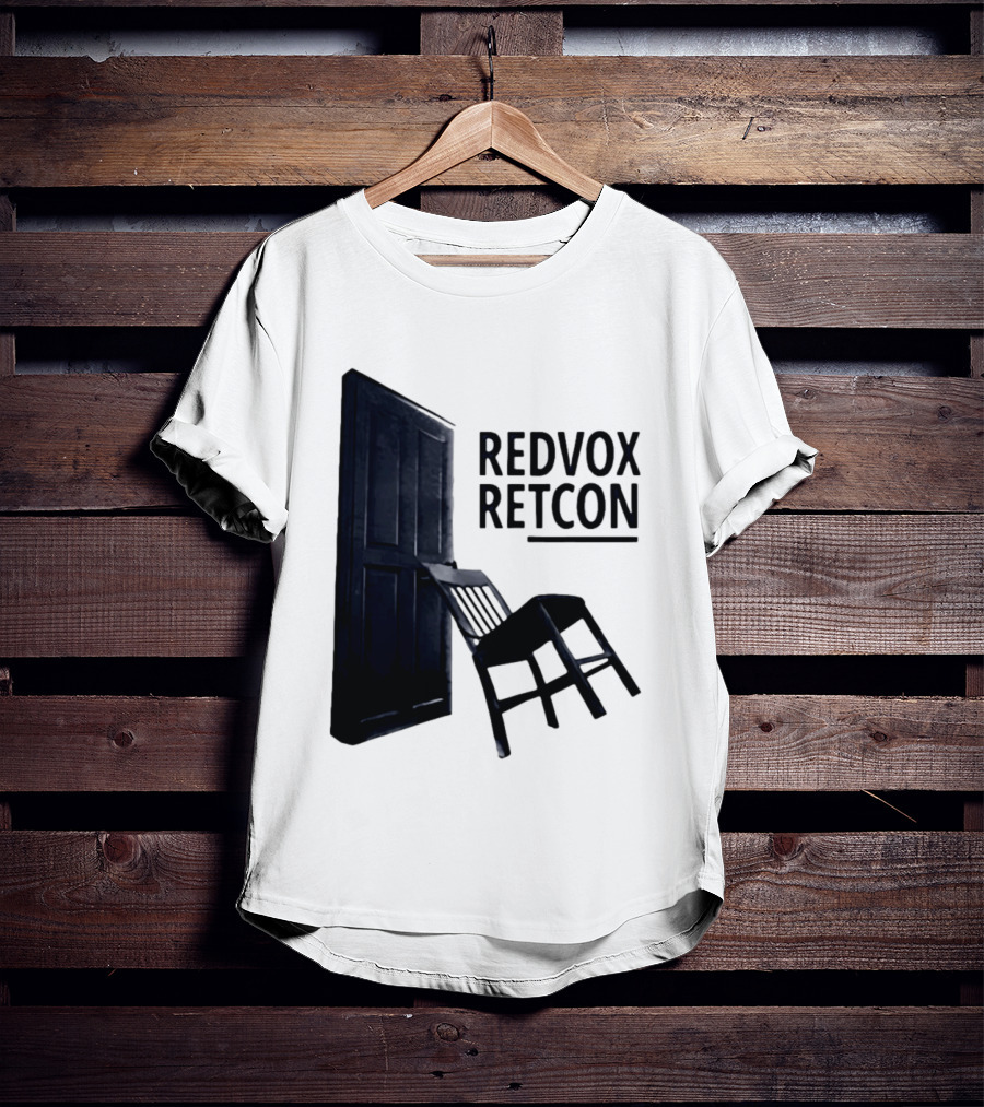Red Vox Retcon Album Door And Chair T-Shirt