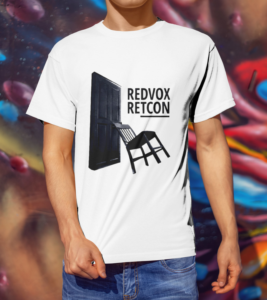 Red Vox Retcon Album Door And Chair T-Shirt