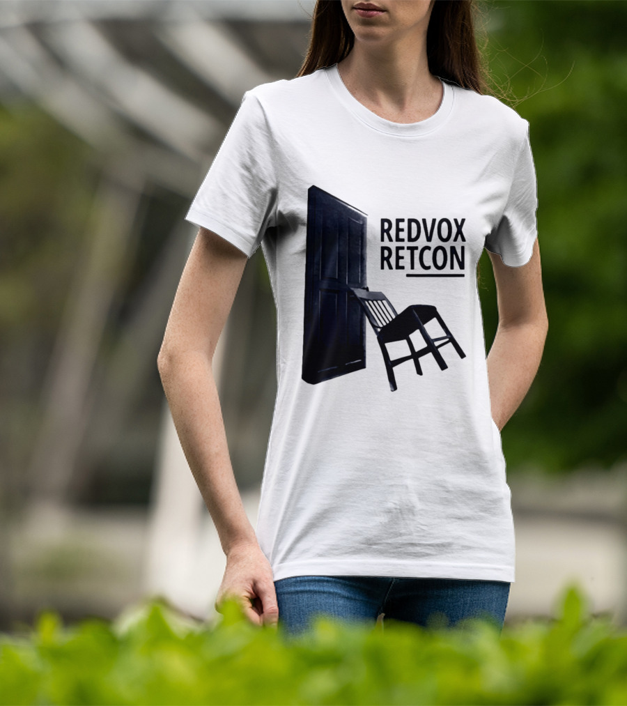 Red Vox Retcon Album Door And Chair T-Shirt
